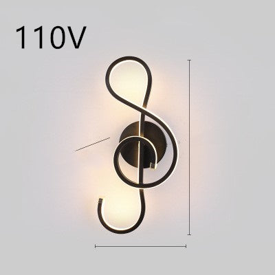 Nordic Minimalist LED Wall Lamp – Modern Iron Bedside Light Fixture for Bedroom & Living Room