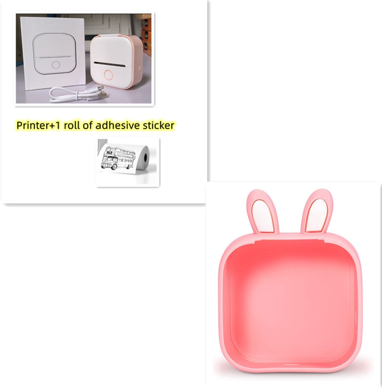 Portable Mini Thermal Label Printer – Bluetooth Sticker Maker & Photo Printer for Home, School & Office Use
