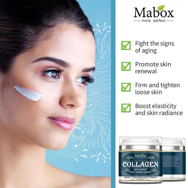 Collagen Moisturizing Facial Cream – Anti-Aging & Wrinkle-Reducing Day & Night Hydrating Cream