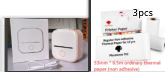 Portable Mini Thermal Label Printer – Bluetooth Sticker Maker & Photo Printer for Home, School & Office Use