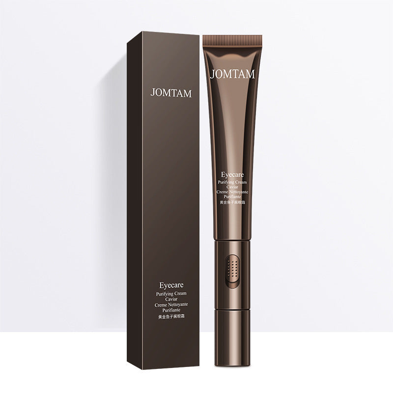 JOMTAM Firming Eye Cream – Reduce Puffiness & Dark Circles with Cooling Roller Applicator