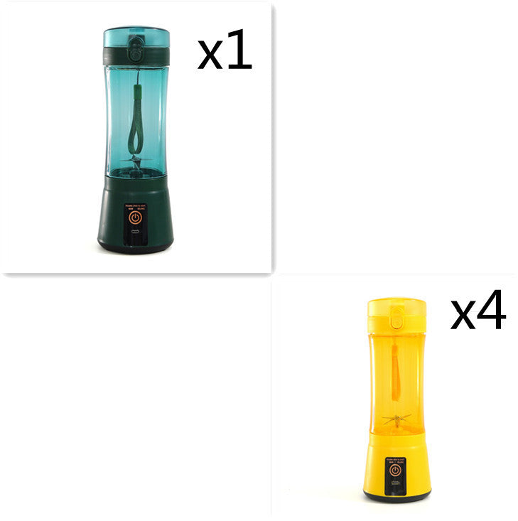 Portable Electric Fruit Juicer – USB Rechargeable Mini Smoothie Blender