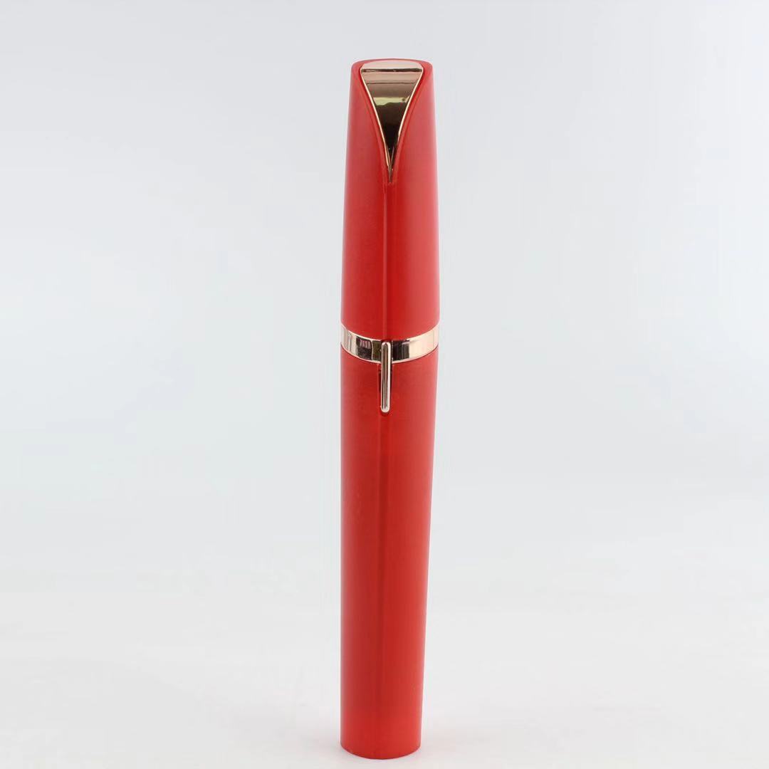 Flawlessly Brows Electric Eyebrow Remover – Painless, Portable Trimmer with LED Light & 18K Gold-Plated Head