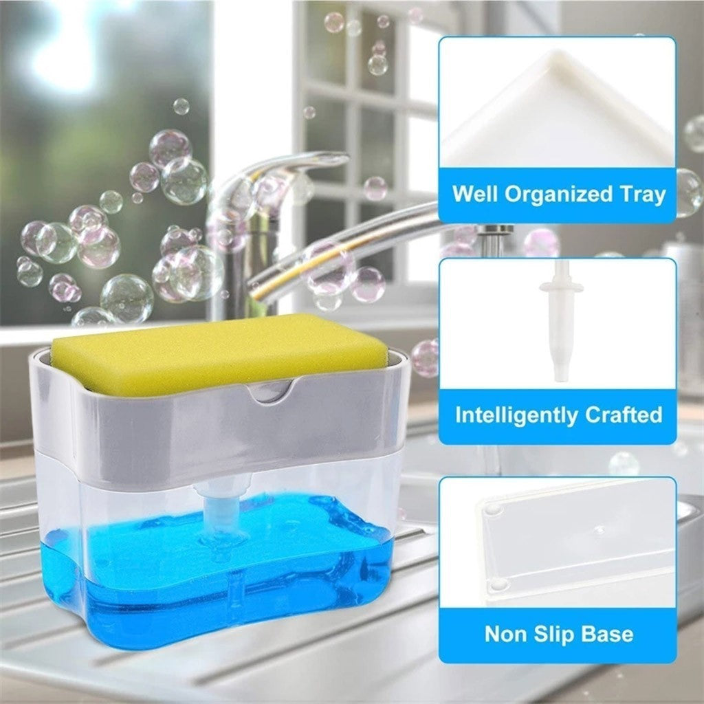 Household Brush Pot Press – Dish Wash Brush with Pressing Function for Easy Cleaning