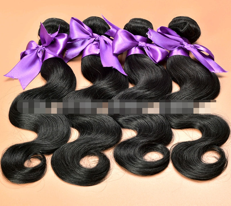 Natural Jet Black Body Wave Human Hair Bundles – 100% Virgin Hair Extensions for Weaving & Styling
