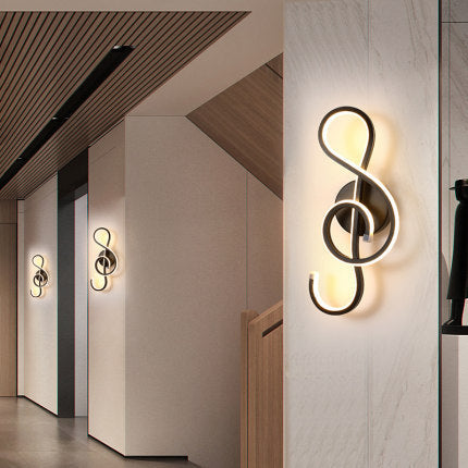 Nordic Minimalist LED Wall Lamp – Modern Iron Bedside Light Fixture for Bedroom & Living Room