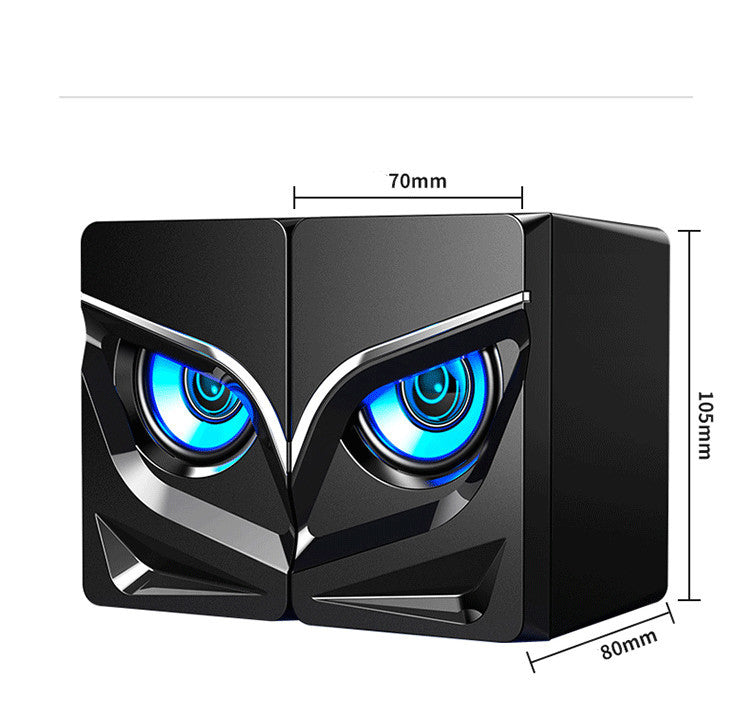 Compact Desktop Sound Bar Speaker – Bluetooth 2.0 Channel Stereo with USB Power