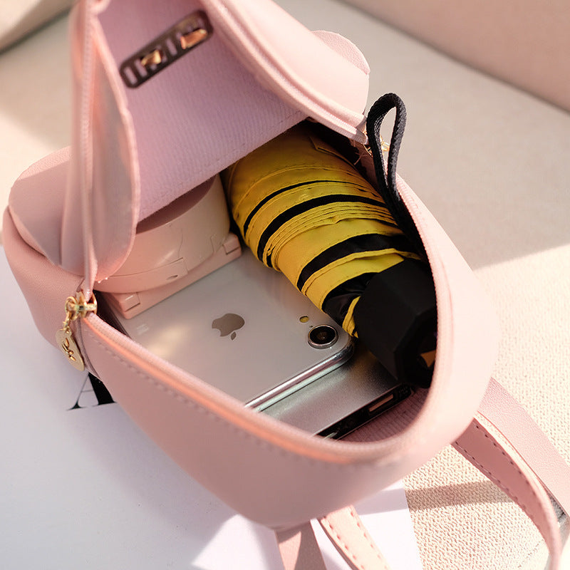 Trendy Bowknot Mini Backpack – Fashionable Small Backpack for Women & Girls
