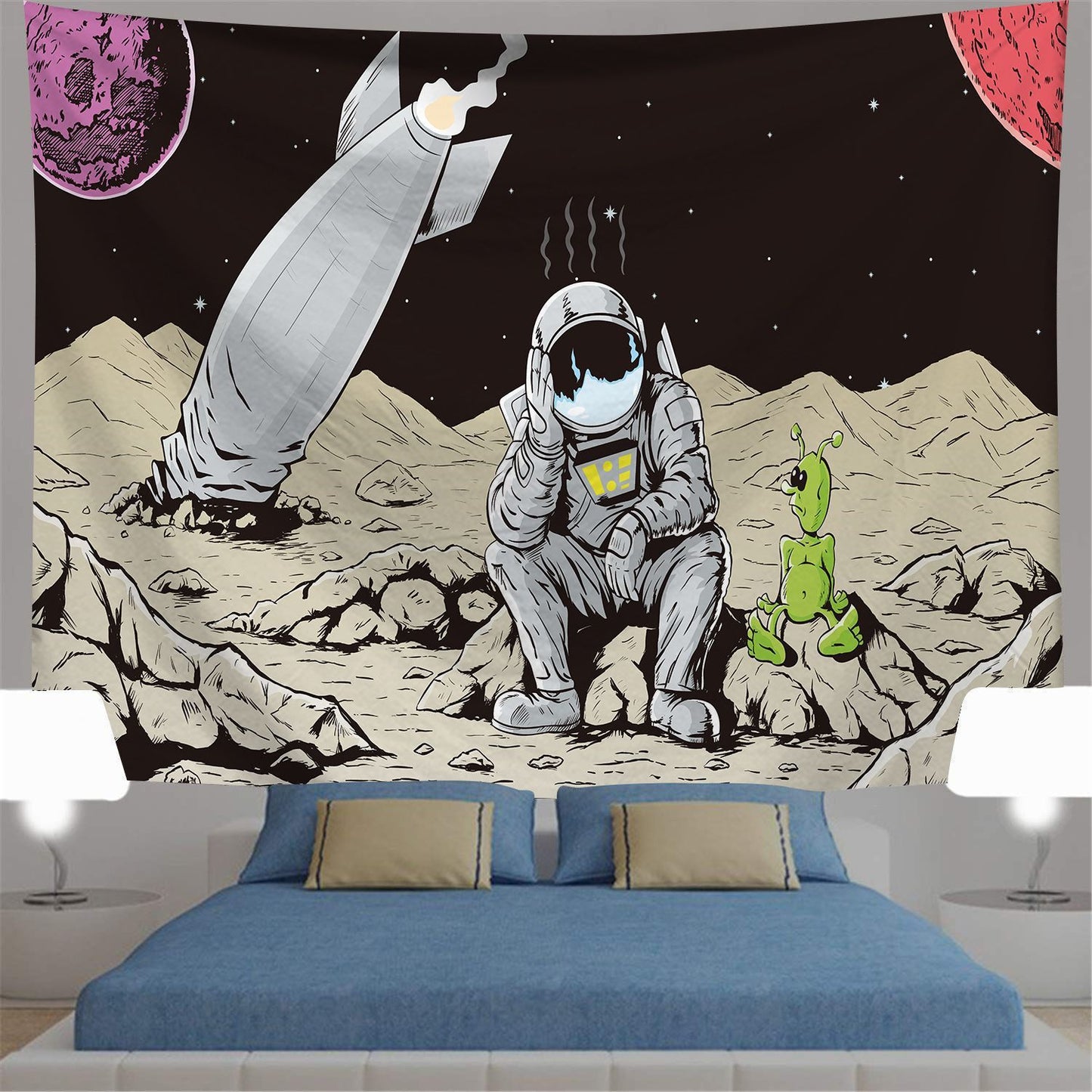 Art Wall Digital Printing Tapestry – Modern Wall Hanging for Home Decor