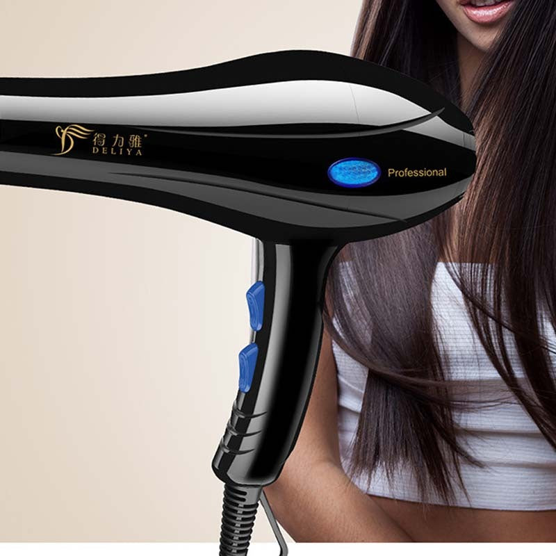 High-Power Blue Light Negative Ion Hair Dryer – 2000W Professional Blow Dryer for Home Hairdressing