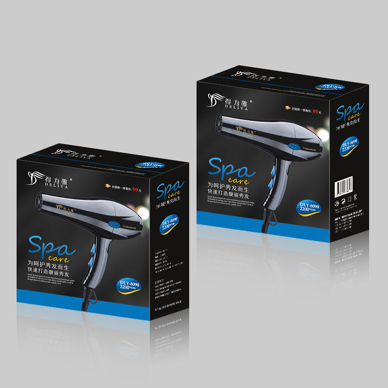 High-Power Blue Light Negative Ion Hair Dryer – 2000W Professional Blow Dryer for Home Hairdressing