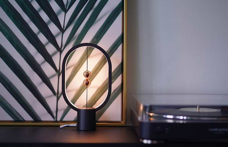 Mini Smart Magnetic Switch USB Suspended LED Bedside Lamp – Modern Floating Light with Touch Control – Rechargeable or USB-Powered