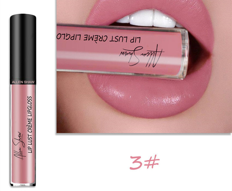 Silky Cream Texture Lip Gloss – High-Pigment, Moisturizing, Non-Sticky Lip Glaze
