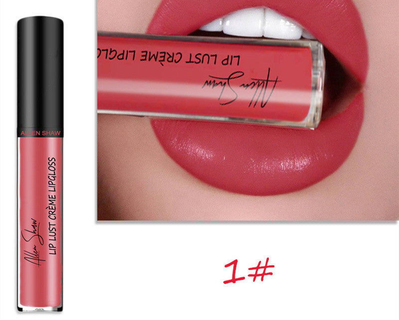 Silky Cream Texture Lip Gloss – High-Pigment, Moisturizing, Non-Sticky Lip Glaze
