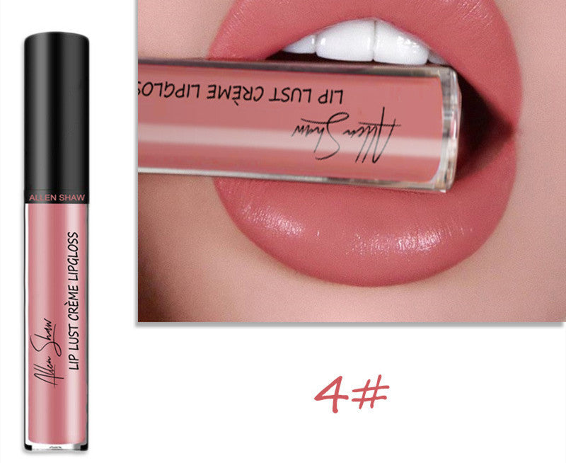 Silky Cream Texture Lip Gloss – High-Pigment, Moisturizing, Non-Sticky Lip Glaze