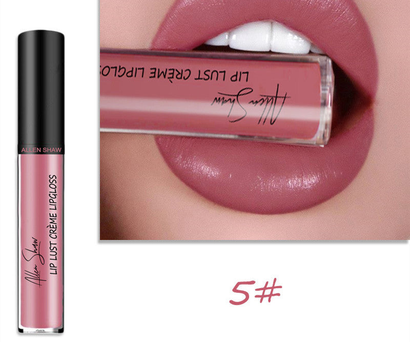Silky Cream Texture Lip Gloss – High-Pigment, Moisturizing, Non-Sticky Lip Glaze