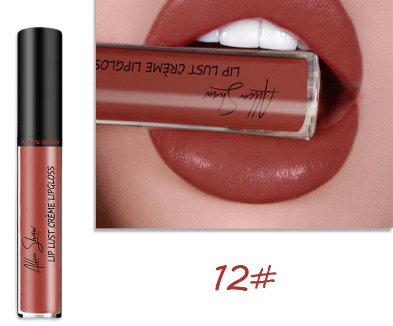 Silky Cream Texture Lip Gloss – High-Pigment, Moisturizing, Non-Sticky Lip Glaze