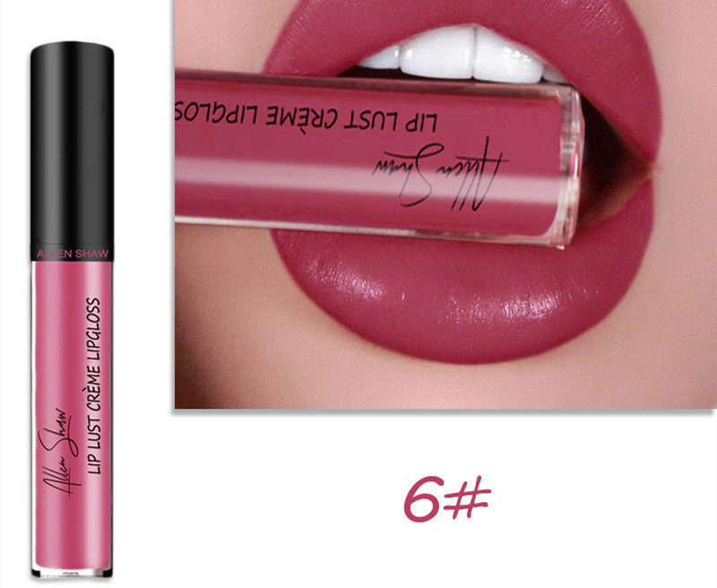 Silky Cream Texture Lip Gloss – High-Pigment, Moisturizing, Non-Sticky Lip Glaze