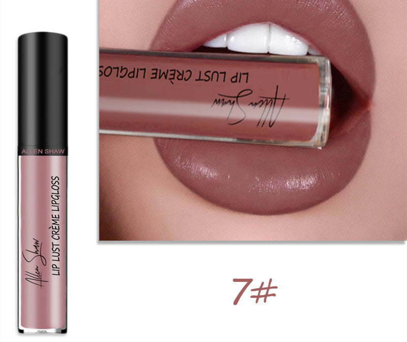 Silky Cream Texture Lip Gloss – High-Pigment, Moisturizing, Non-Sticky Lip Glaze