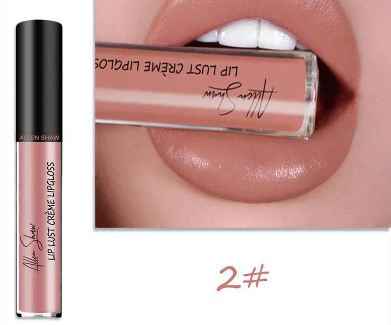 Silky Cream Texture Lip Gloss – High-Pigment, Moisturizing, Non-Sticky Lip Glaze