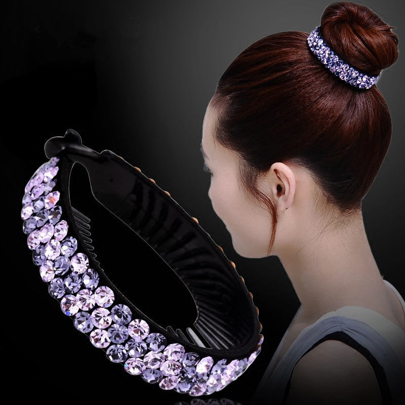 Elegant Rhinestone Hair Claw – Sparkling Crystal Hair Clip for Women