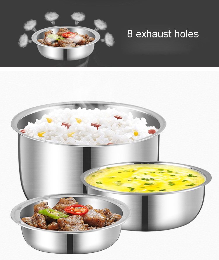 Multi-Function Electric Lunch Box – 2L USB-Powered Portable Food Warmer with 3 Compartments