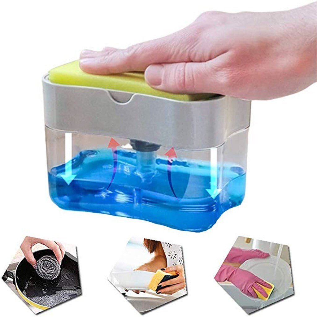 Household Brush Pot Press – Dish Wash Brush with Pressing Function for Easy Cleaning