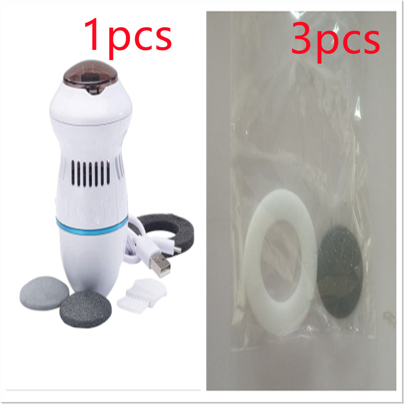 Multifunctional Electric Foot File Grinder – Rechargeable Callus Remover with Vacuum System for Smooth Feet