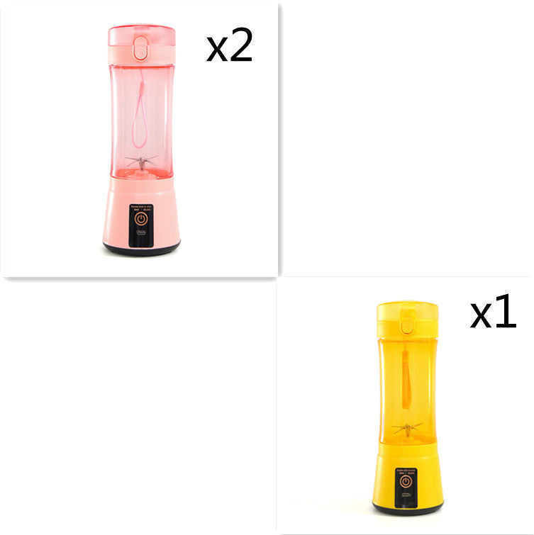 Portable Electric Fruit Juicer – USB Rechargeable Mini Smoothie Blender