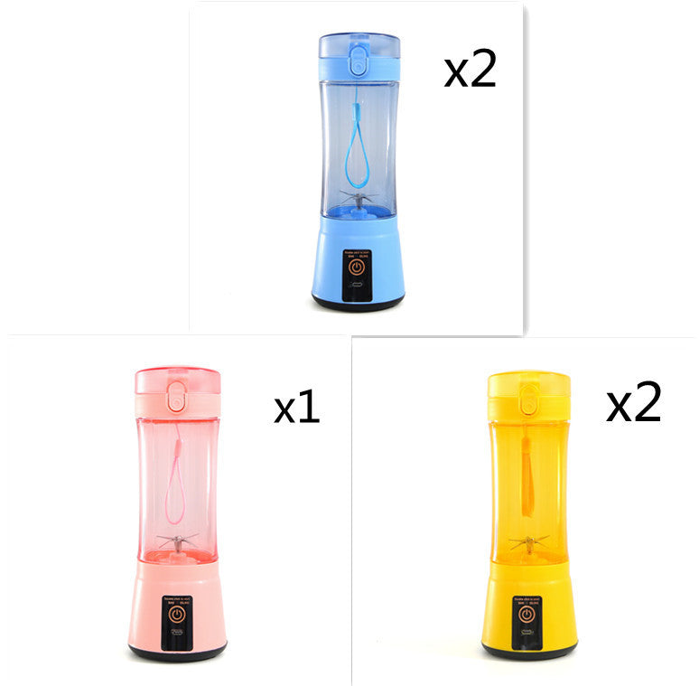 Portable Electric Fruit Juicer – USB Rechargeable Mini Smoothie Blender