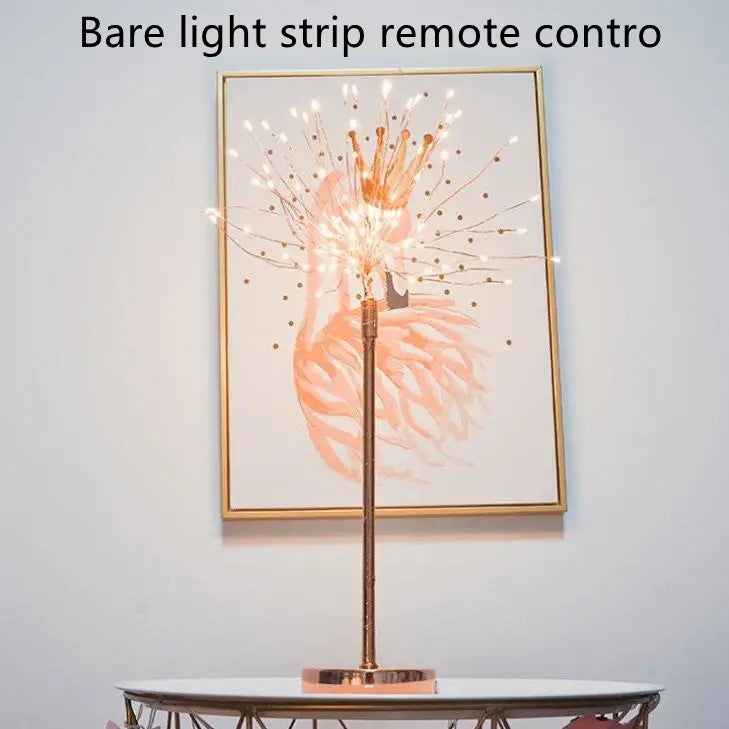 Nordic Feather Table Lamp – Elegant Bedside Night Light with Soft Glow