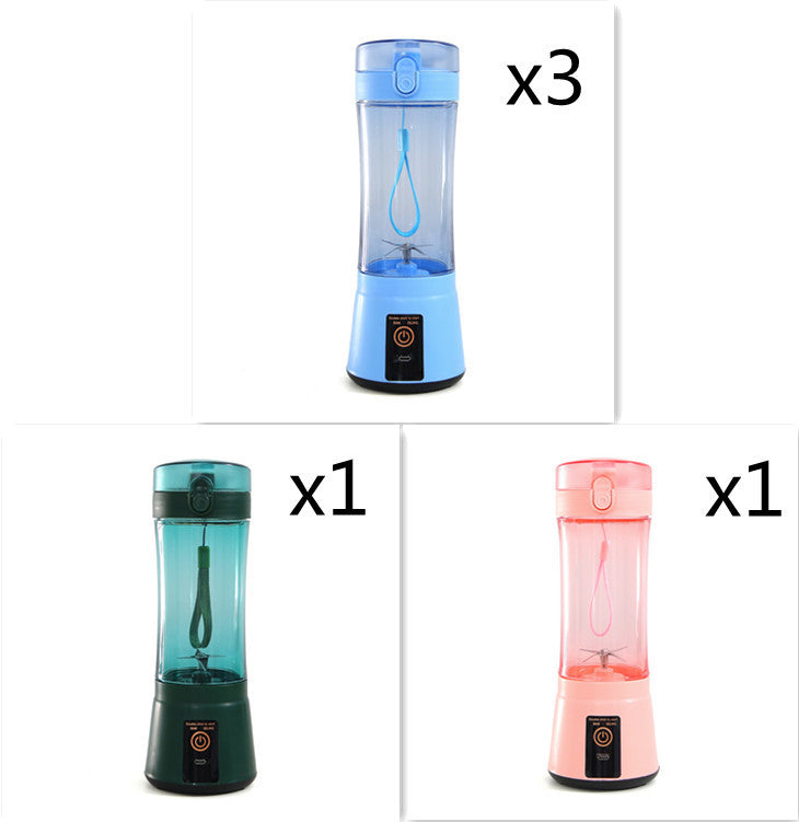 Portable Electric Fruit Juicer – USB Rechargeable Mini Smoothie Blender