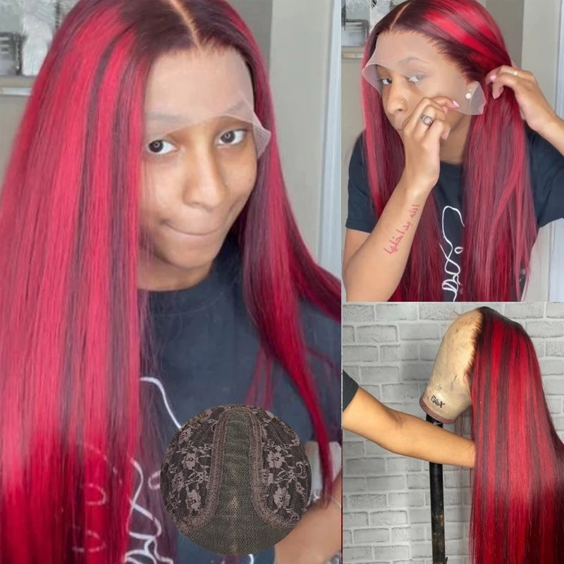 100% Real Human Hair Lace Front Wig – Natural Look & Comfortable Fit