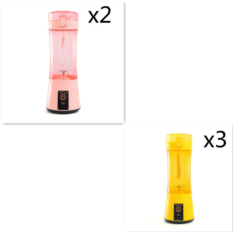 Portable Electric Fruit Juicer – USB Rechargeable Mini Smoothie Blender
