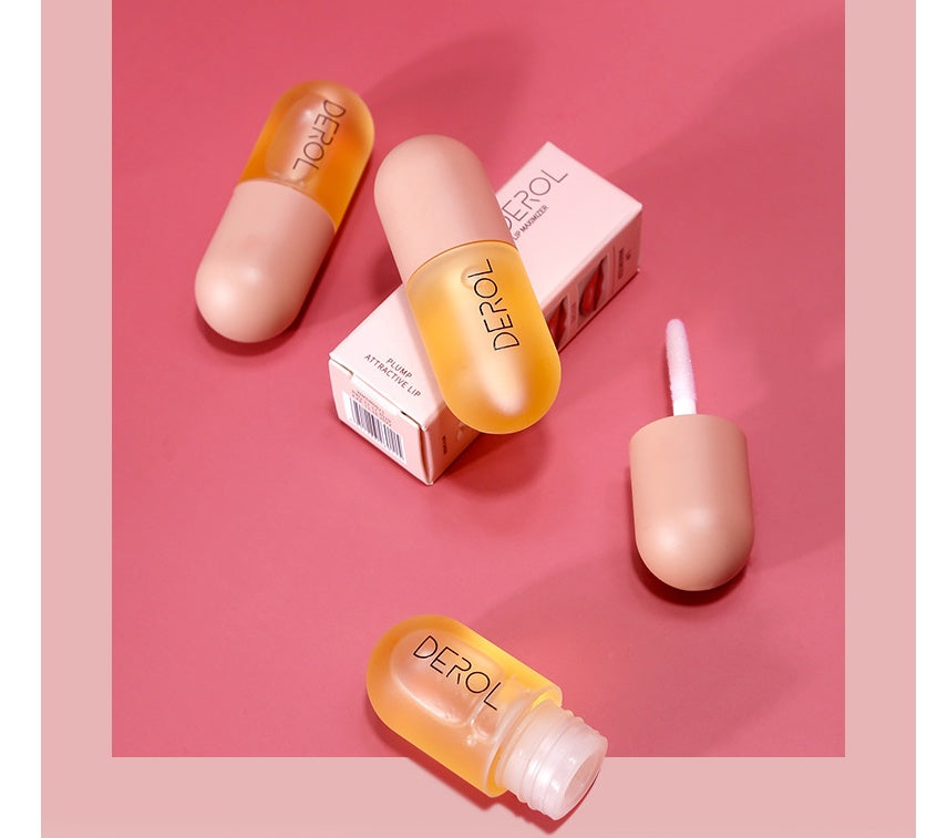 Day & Night Instant Volume Lip Plumper Oil – Clear, Long-Lasting Hydration & Fine Line Reduction