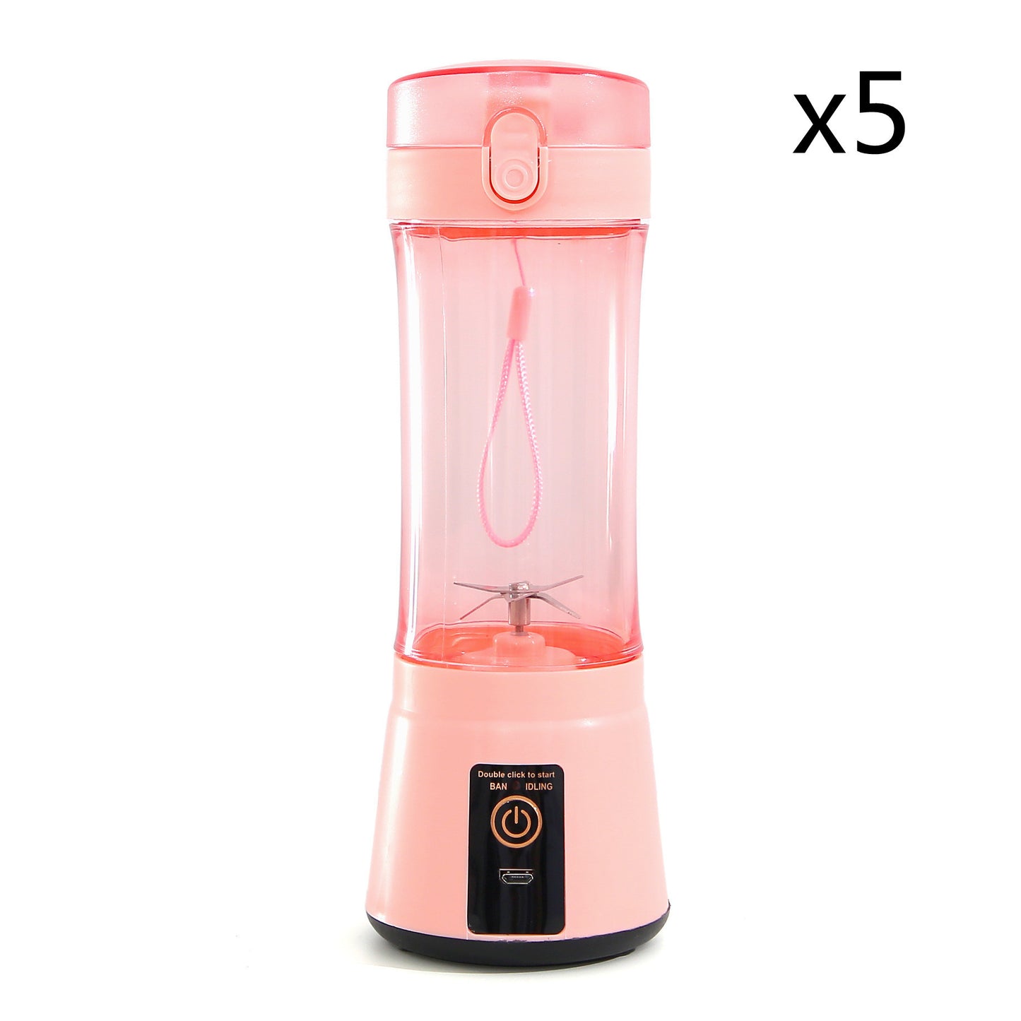 Portable Electric Fruit Juicer – USB Rechargeable Mini Smoothie Blender