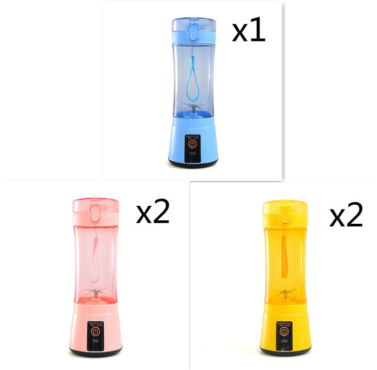 Portable Electric Fruit Juicer – USB Rechargeable Mini Smoothie Blender