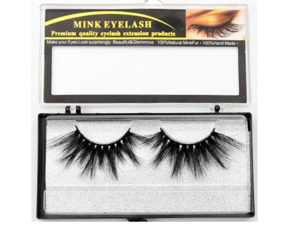 3D Mink Hair False Eyelashes – Natural, Thick & Fluffy Handmade Lashes