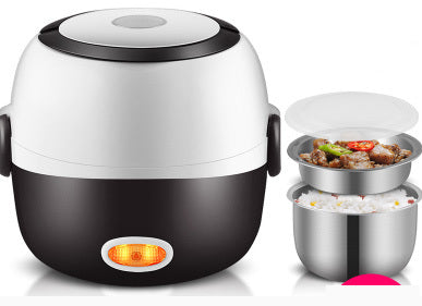 Multi-Function Electric Lunch Box – 2L USB-Powered Portable Food Warmer with 3 Compartments