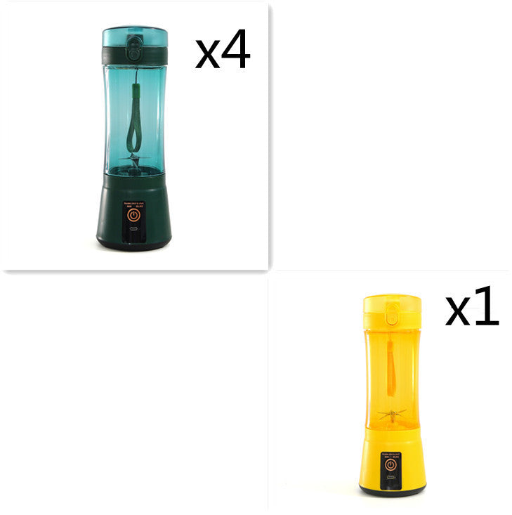 Portable Electric Fruit Juicer – USB Rechargeable Mini Smoothie Blender
