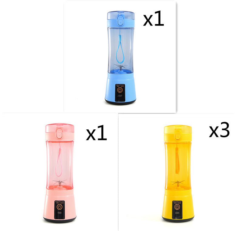Portable Electric Fruit Juicer – USB Rechargeable Mini Smoothie Blender