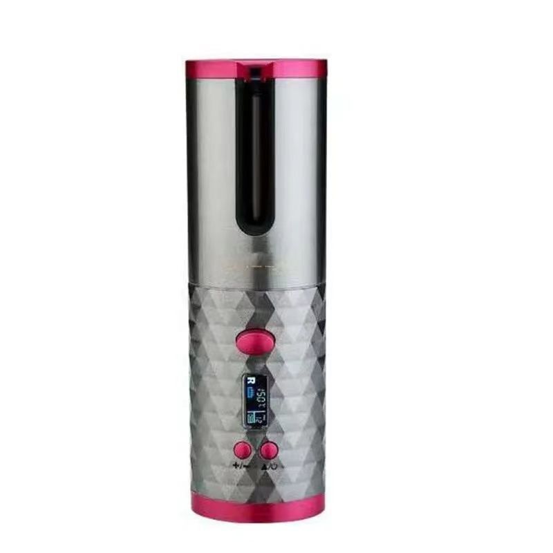 Multifunctional Automatic Wireless Curling Iron – Cordless, USB Rechargeable, LCD Display