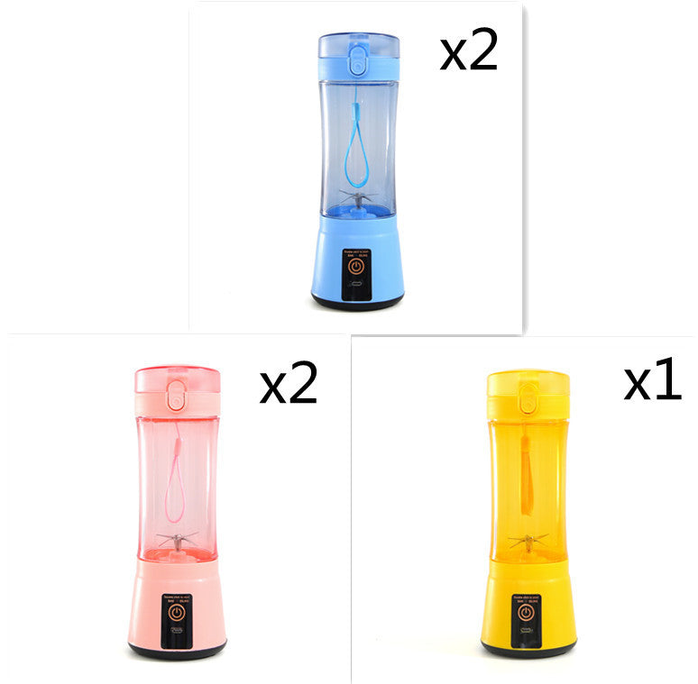 Portable Electric Fruit Juicer – USB Rechargeable Mini Smoothie Blender