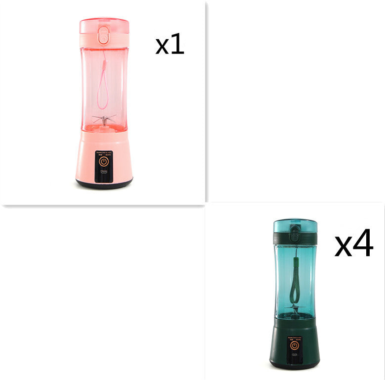 Portable Electric Fruit Juicer – USB Rechargeable Mini Smoothie Blender