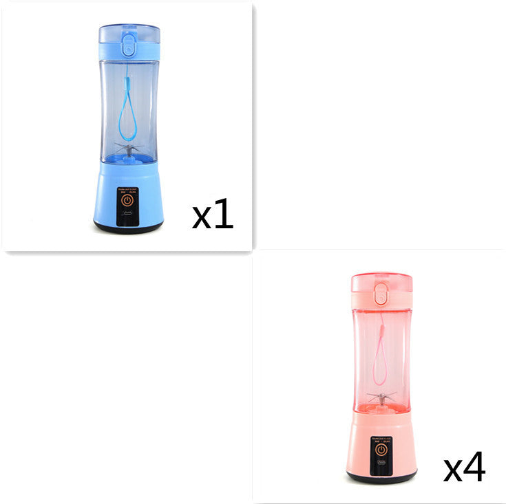 Portable Electric Fruit Juicer – USB Rechargeable Mini Smoothie Blender