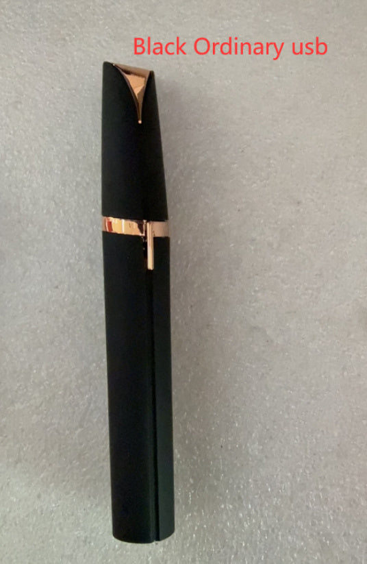 Flawlessly Brows Electric Eyebrow Remover – Painless, Portable Trimmer with LED Light & 18K Gold-Plated Head