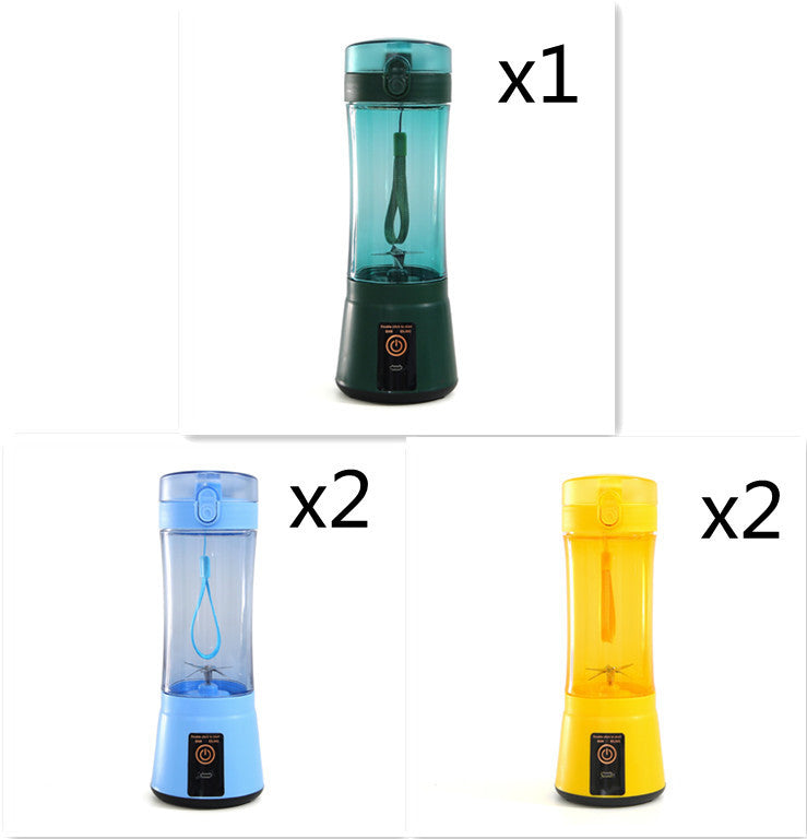 Portable Electric Fruit Juicer – USB Rechargeable Mini Smoothie Blender