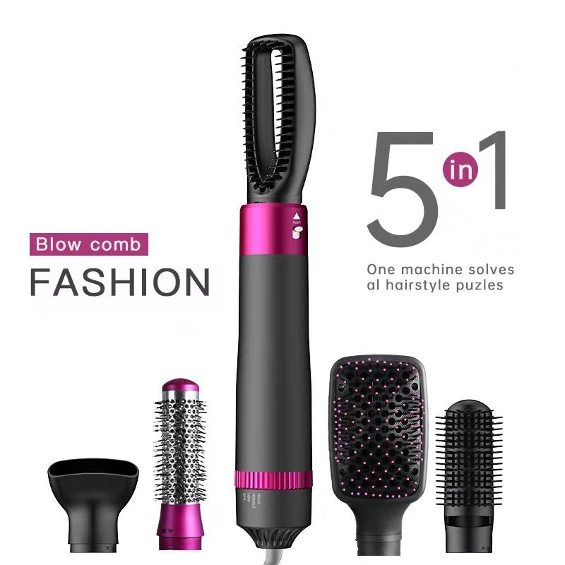 5-in-1 Professional Hair Dryer Brush – Multifunctional Styling Tool with Interchangeable Attachments
