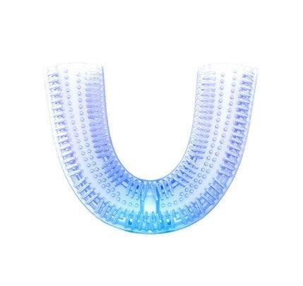 360° Intelligent Automatic Electric Toothbrush – U-Shaped, Whitening Blue Light, Waterproof, USB Charging