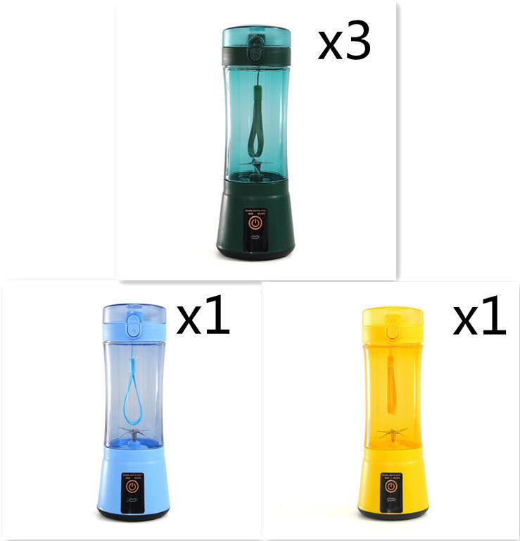 Portable Electric Fruit Juicer – USB Rechargeable Mini Smoothie Blender
